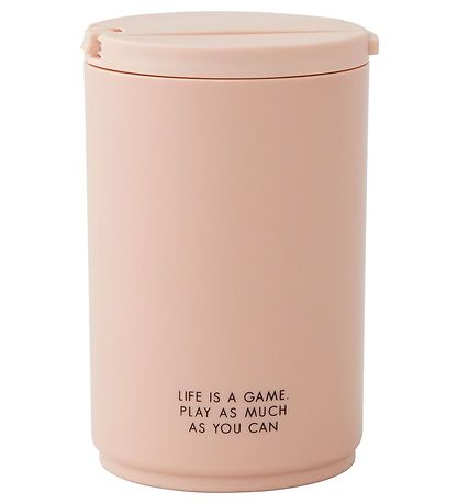 Design Letters Cup w. Straws - Kids - 330 mL - Powder Rose Ballo