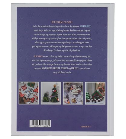 Anja Takacs Book - Mine Første Juleperlerier - Danish