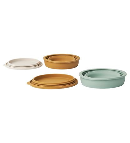 Liewood Bowls - 2-Pack - Dale - Golden Caramel Multi Mix