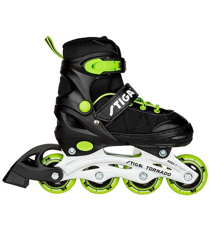 Patins à Roulettes Stiga - Tornado - Noir/Vert - En ligne