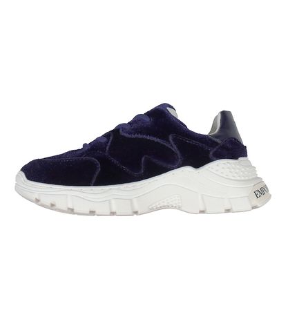 Emporio Armani Shoe - Velvet - Navy Emporio Armani Shoe - Velvet - Navy