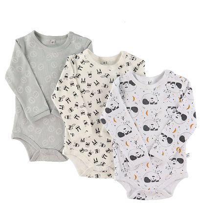 Pippi Bodysuit - 1 pcs - Assorted - L/Æ - Unisex w. Pattern Pippi Bodysuit - 1 pcs - Assorted - L/Æ - Unisex w. Pattern