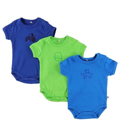 Pippi Bodysuit - 1 pcs - Assorted - K/Æ - Plain w. Print Pippi Bodysuit - 1 pcs - Assorted - K/Æ - Plain w. Print