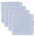 Gant de toilette Pippi - 4 Pack - Bleu Clair
