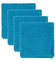 Pippi Washcloths - 4-Pack - Turquoise Pippi Washcloths - 4-Pack - Turquoise