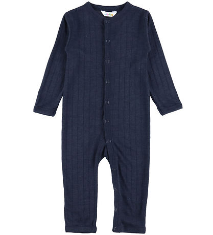 Grenouillère Joha - Laine/Soie - Marine Grenouillère Joha - Laine/Soie - Marine