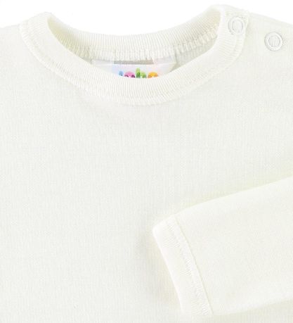 Joha 보디수트 - 울/면 - 긴팔 - 크림 Joha 보디수트 - 울/면 - 긴팔 - 크림