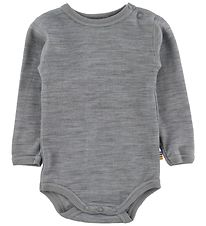 Joha Bodysuit - Wool/Cotton - L/S - Light Grey Joha Bodysuit - Wool/Cotton - L/S - Light Grey
