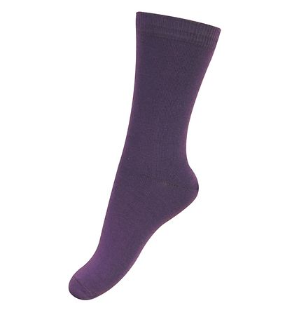Melton Basis Sokken - Donker Paars Melton Basis Sokken - Donker Paars