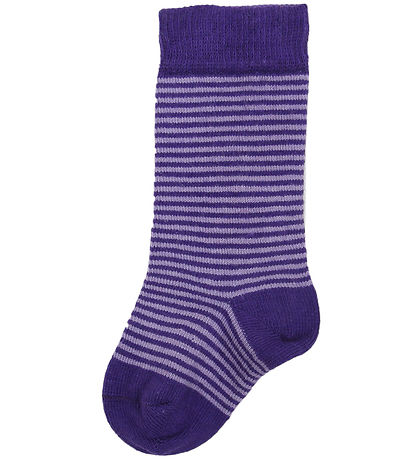 Smallstuff Knee High Socks - Purple/Lavender Striped