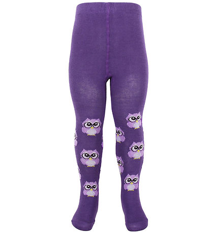 Fuzzies Tights - Purple w. Owl Fuzzies Tights - Purple w. Owl