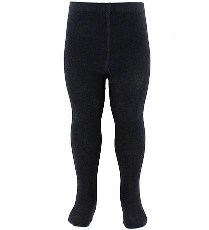Collants Fuzzies - Laine/Coton - Gris Charbon Collants Fuzzies - Laine/Coton - Gris Charbon