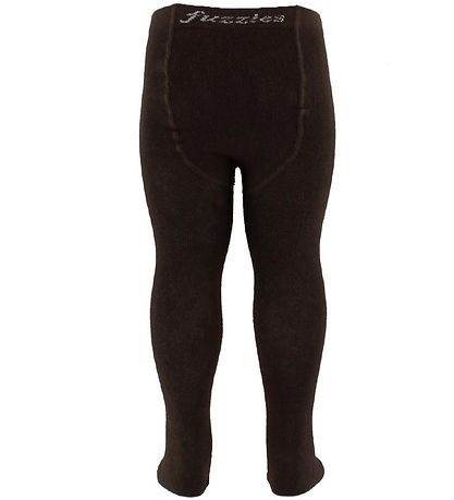 Fuzzies Tights - Wool/Cotton - Brown