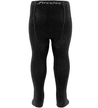 Fuzzies Strømpebukser - Ull/Bomull - Svart Fuzzies Strømpebukser - Ull/Bomull - Svart
