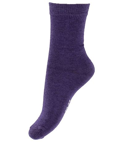 Fuzzies Socken - Wolle/Baumwolle - Lila