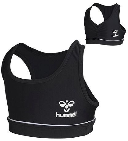 Hummel Bikini Top - HMLMedine - UV50+ - Black/White Hummel Bikini Top - HMLMedine - UV50+ - Black/White