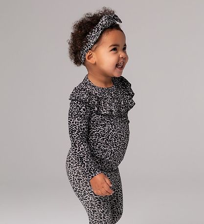 Body MarMar - m/l - Gris Imprimé léopard av. Volants Body MarMar - m/l - Gris Imprimé léopard av. Volants