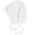 Joha Baby Hat w. Lace - White Joha Baby Hat w. Lace - White