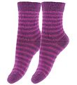 Chaussettes Fuzzies - 2 Pack - Cerise à Rayures Chaussettes Fuzzies - 2 Pack - Cerise à Rayures