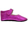 Fuzzies Ballerina Slippers - Amalie - Pink w. Glitter
