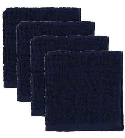 Pippi Waschlappen - 4er-Pack - Dunkel Navy