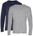 Minymo Genser - 2-pack - Navy/Grå