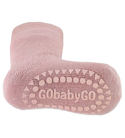 GoBabyGo Halkskydd Strumpor - Rosa GoBabyGo Halkskydd Strumpor - Rosa