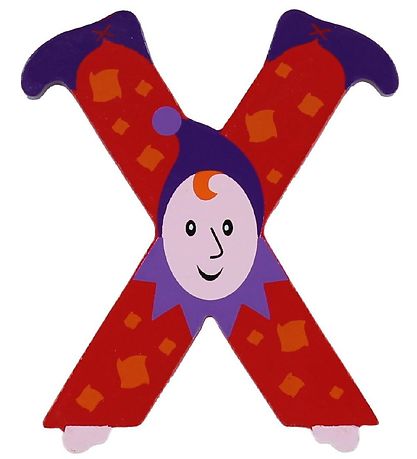 Petit Jour Paris Elf Letter - X - Red Petit Jour Paris Elf Letter - X - Red