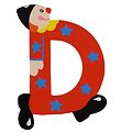 Petit Jour Paris Clowns Letter - D - Red Petit Jour Paris Clowns Letter - D - Red