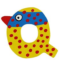 Petit Jour Paris Crazy Bird Letter - Q - Yellow Petit Jour Paris Crazy Bird Letter - Q - Yellow