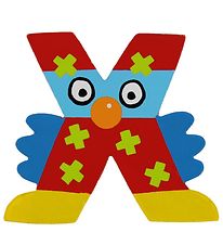 Petit Jour Paris Crazy Bird Letter - X - Red Petit Jour Paris Crazy Bird Letter - X - Red