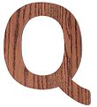 Sebra Wooden Letter - Q