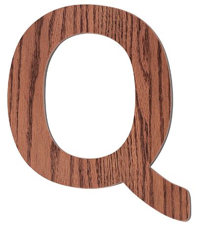 Sebra Wooden Letter - Q Sebra Wooden Letter - Q