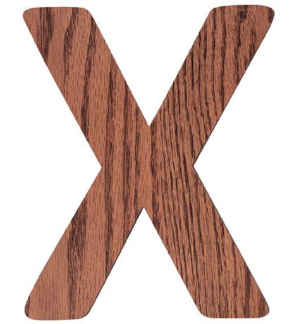 Sebra Wooden Letter - X