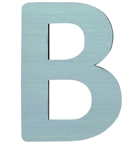Sebra Trebokstaver - B - Pastel Gutt