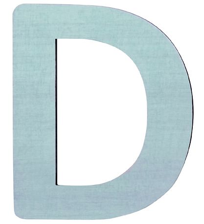 Sebra Wooden Letter - D - Pastel Boy