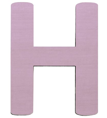 Sebra Wooden Letter - H - Pastel Girl