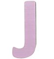 Lettres en bois Sebra - J - Pastel Fille Lettres en bois Sebra - J - Pastel Fille