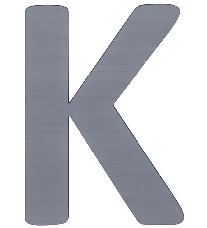 Sebra Wooden Letter - K - Grey Sebra Wooden Letter - K - Grey