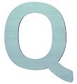 Sebra Wooden Letter - Q - Pastel Boy Sebra Wooden Letter - Q - Pastel Boy