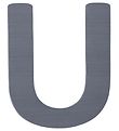 Sebra Wooden Letter - U - Grey
