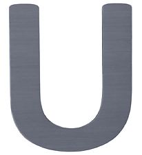 Sebra Wooden Letter - U - Grey Sebra Wooden Letter - U - Grey