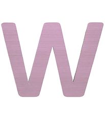 Sebra Wooden Letter - W - Pastel Girl Sebra Wooden Letter - W - Pastel Girl
