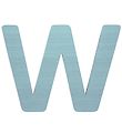 Sebra Wooden Letter - W - Pastel Boy Sebra Wooden Letter - W - Pastel Boy