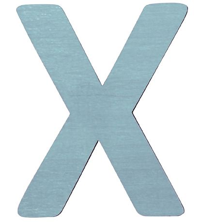 Sebra Wooden Letter - X - Pastel Boy Sebra Wooden Letter - X - Pastel Boy