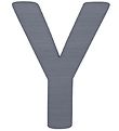 Sebra Wooden Letter - Y - Grey Sebra Wooden Letter - Y - Grey