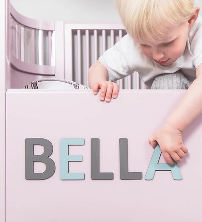 Sebra Wooden Letter - Y - Grey Sebra Wooden Letter - Y - Grey