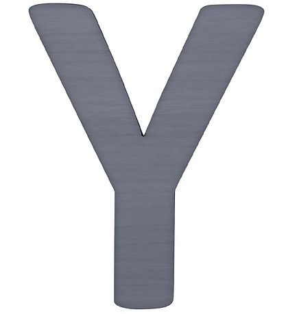 Sebra Wooden Letter - Y - Grey Sebra Wooden Letter - Y - Grey