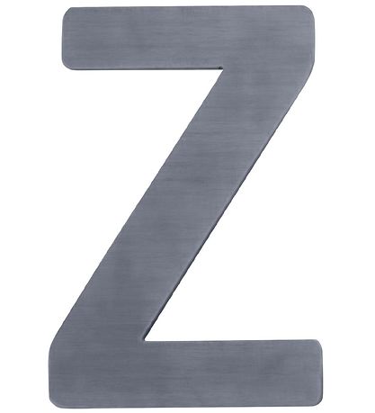 Sebra 원목 문자 장식 - Z - 회색
