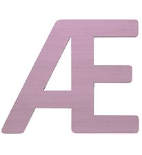 Sebra Houten Letters - Æ - Pastel Meisje Sebra Houten Letters - Æ - Pastel Meisje